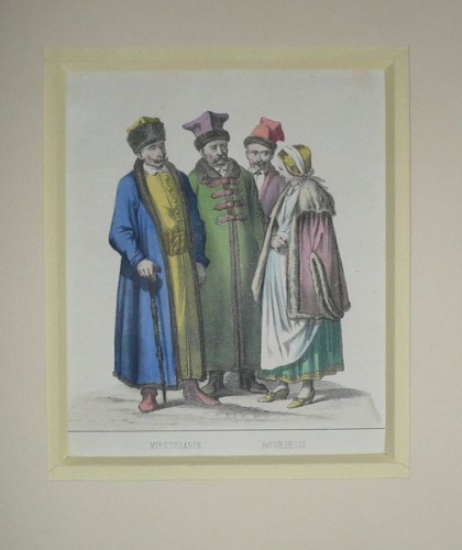 Eliasz-Radzikowski W.:Mieszczanie,litografia,XIX w.