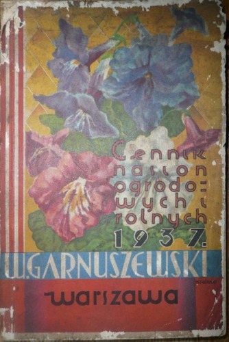 /Cennik/ Garnuszewski,cennik nasion 1937