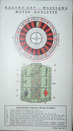 Notes - Roulette,before 1939