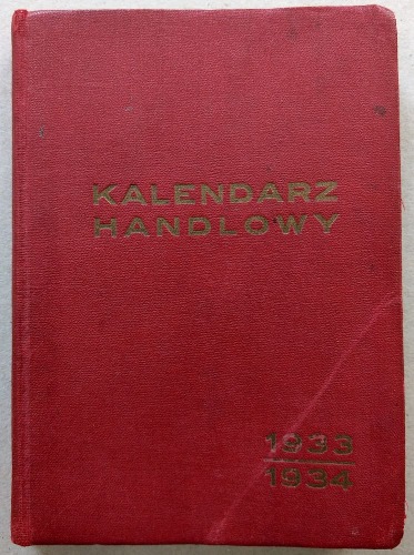 Kalendarz Handlowy 1933 - 34
