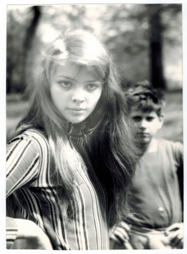Barbara Kwiatkowska-Lass, zdjęcie z chłopcem