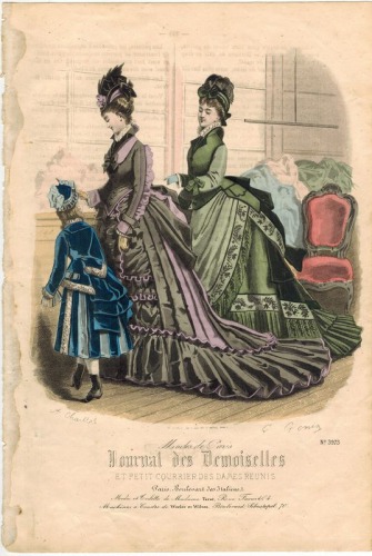 Journal des Demoiselles et petit Courrier des Dames Reunis, nr 3973, 1874r.