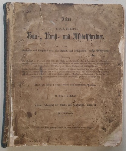 Atlas zu H. F. A. Stöckels Bau-, Kunst- und Möbelschreiner /XIX w., staloryty, stolarstwo, meble/