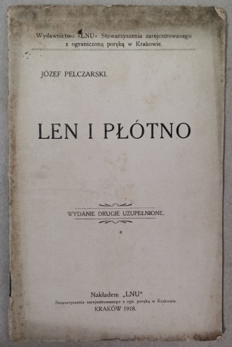 Pelczarski Józef - Len i płótno, 1918