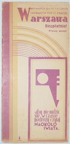 Informator dla przyjezdnych, Warszawa 1928, nr 4