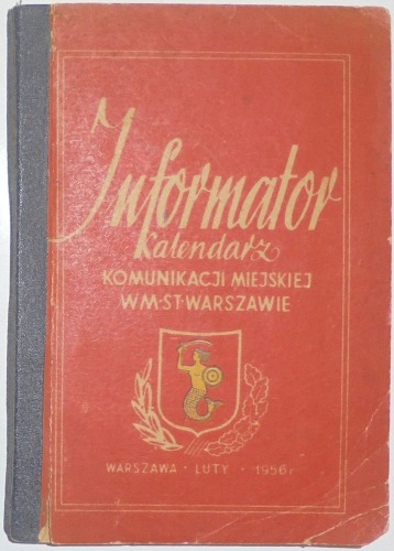 Informator komunikacji miejskiej 1956