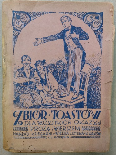 Miłociński Szczęsny Zbiór toastów 1927r